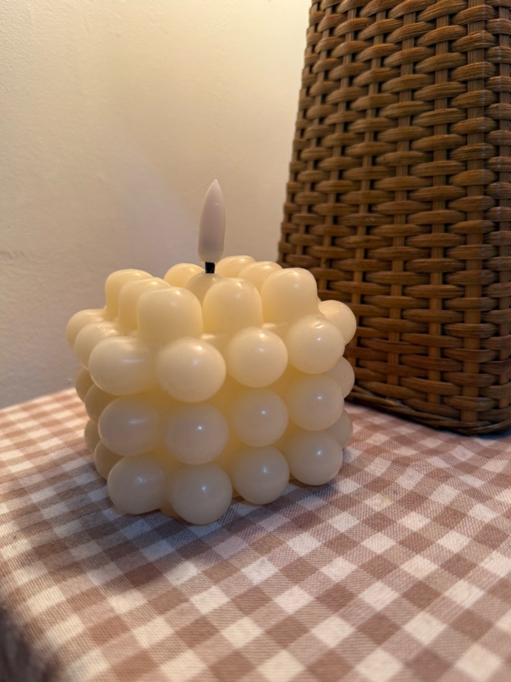 DECOR | faux bubble candle